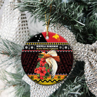 Papua New Guinea Christmas Ceramic Ornament Bird Of Paradise Hamamas Krismas LT05 - Polynesian Pride