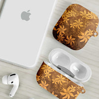 Tiare Tahiti AirPods Case Brown Polynesia Motifs LT05 - Polynesian Pride