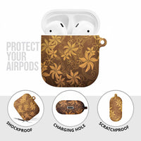 Tiare Tahiti AirPods Case Brown Polynesia Motifs LT05 - Polynesian Pride
