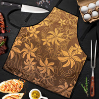 Tiare Tahiti Apron Brown Polynesia Motifs LT05 Brown - Polynesian Pride