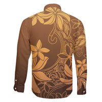 Tiare Tahiti Family Matching Puletasi and Hawaiian Shirt Brown Polynesia Motifs - Polynesian Pride