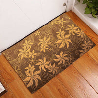 Tiare Tahiti Rubber Doormat Brown Polynesia Motifs LT05 - Polynesian Pride
