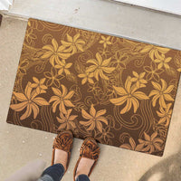 Tiare Tahiti Rubber Doormat Brown Polynesia Motifs LT05 - Polynesian Pride