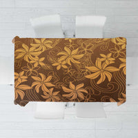Tiare Tahiti Tablecloth Brown Polynesia Motifs LT05 Brown - Polynesian Pride