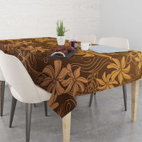 Tiare Tahiti Tablecloth Brown Polynesia Motifs LT05 - Polynesian Pride