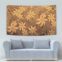 Tiare Tahiti Tapestry Brown Polynesia Motifs - Polynesian Pride