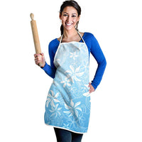 Tiare Tahiti Apron Blue Polynesia Motifs LT05 - Polynesian Pride