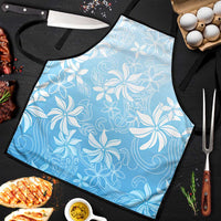 Tiare Tahiti Apron Blue Polynesia Motifs LT05 Blue - Polynesian Pride