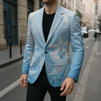 Tiare Tahiti Blazer Blue Polynesia Motifs LT05 - Polynesian Pride
