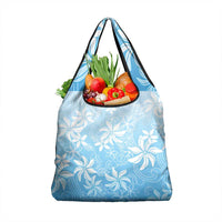 Tiare Tahiti Grocery Bag Blue Polynesia Motifs - Polynesian Pride