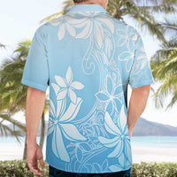 Tiare Tahiti Hawaiian Shirt Blue Polynesia Motifs LT05 - Polynesian Pride