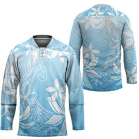 Tiare Tahiti Hockey Jersey Blue Polynesia Motifs LT05 - Polynesian Pride