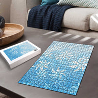 Tiare Tahiti Puzzle Blue Polynesia Motifs LT05 - Polynesian Pride