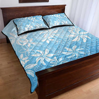 Tiare Tahiti Quilt Bed Set Blue Polynesia Motifs - Polynesian Pride