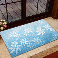 Tiare Tahiti Rubber Doormat Blue Polynesia Motifs LT05 - Polynesian Pride