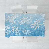 Tiare Tahiti Tablecloth Blue Polynesia Motifs LT05 Blue - Polynesian Pride