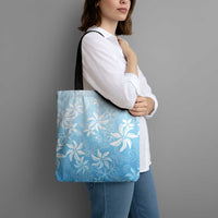Tiare Tahiti Tote Bag Blue Polynesia Motifs - Polynesian Pride
