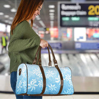 Tiare Tahiti Travel Bag Blue Polynesia Motifs - Polynesian Pride