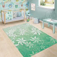 Tiare Tahiti Area Rug Matcha Polynesia Motifs - Polynesian Pride