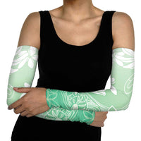 Tiare Tahiti Arm Sleeves Matcha Polynesia Motifs - Polynesian Pride