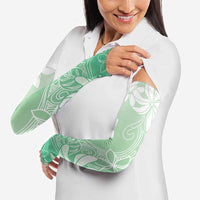 Tiare Tahiti Arm Sleeves Matcha Polynesia Motifs - Polynesian Pride