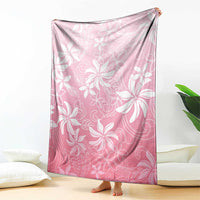 Tiare Tahiti Blanket Pink Polynesia Motifs - Polynesian Pride