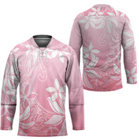 Tiare Tahiti Hockey Jersey Pink Polynesia Motifs LT05 - Polynesian Pride
