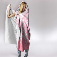 Tiare Tahiti Hooded Blanket Pink Polynesia Motifs - Polynesian Pride