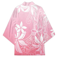 Tiare Tahiti Kimono Pink Polynesia Motifs - Polynesian Pride