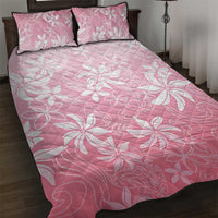 Tiare Tahiti Quilt Bed Set Pink Polynesia Motifs - Polynesian Pride