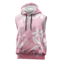 Tiare Tahiti Sleeveless Hoodie Pink Polynesia Motifs LT05 Pink - Polynesian Pride