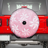 Tiare Tahiti Spare Tire Cover Pink Polynesia Motifs - Polynesian Pride
