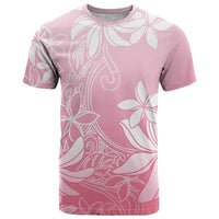 Tiare Tahiti T Shirt Pink Polynesia Motifs - Polynesian Pride