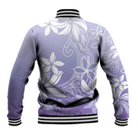Tiare Tahiti Baseball Jacket Purple Polynesia Motifs LT05 - Polynesian Pride