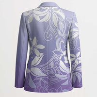 Tiare Tahiti Blazer Purple Polynesia Motifs LT05 - Polynesian Pride
