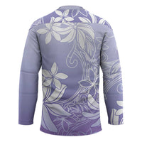 Tiare Tahiti Hockey Jersey Purple Polynesia Motifs LT05 - Polynesian Pride