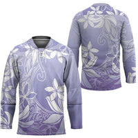 Tiare Tahiti Hockey Jersey Purple Polynesia Motifs LT05 - Polynesian Pride