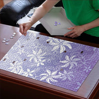 Tiare Tahiti Puzzle Purple Polynesia Motifs LT05 - Polynesian Pride