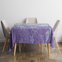 Tiare Tahiti Tablecloth Purple Polynesia Motifs LT05 - Polynesian Pride