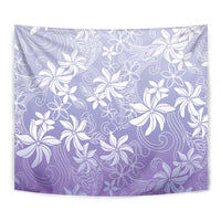 Tiare Tahiti Tapestry Purple Polynesia Motifs - Polynesian Pride