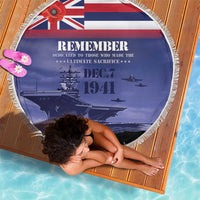 Hawaii Pearl Harbor Remembrance Day Beach Blanket Flag Style LT05 - Polynesian Pride