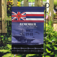 Hawaii Pearl Harbor Remembrance Day Garden Flag Flag Style LT05 Garden Flag Blue - Polynesian Pride