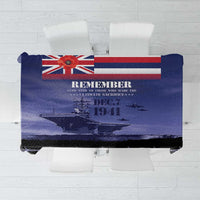 Hawaii Pearl Harbor Remembrance Day Tablecloth Flag Style LT05 Blue - Polynesian Pride