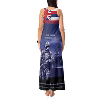Hawaii Pearl Harbor Remembrance Day Tank Maxi Dress Flag Style LT05 - Polynesian Pride