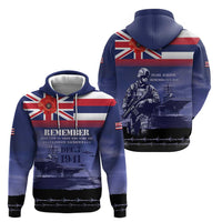 Hawaii Pearl Harbor Remembrance Day Zip Hoodie Flag Style
