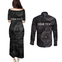 Personalized Pearl Harbor Remembrance Day Couples Matching Puletasi and Long Sleeve Button Shirt We Will Always Remember LT05 - Polynesian Pride