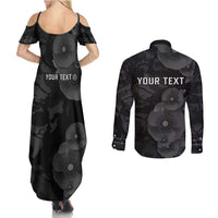 Personalized Pearl Harbor Remembrance Day Couples Matching Summer Maxi Dress and Long Sleeve Button Shirt We Will Always Remember LT05 - Polynesian Pride