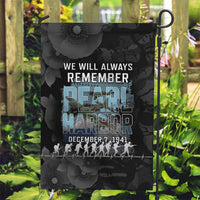 Pearl Harbor Remembrance Day Garden Flag We Will Always Remember LT05 Garden Flag Black - Polynesian Pride