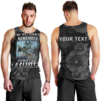 Personalized Pearl Harbor Remembrance Day Men Tank Top We Will Always Remember LT05 - Polynesian Pride