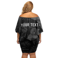 Personalized Pearl Harbor Remembrance Day Off Shoulder Short Dress We Will Always Remember LT05 - Polynesian Pride